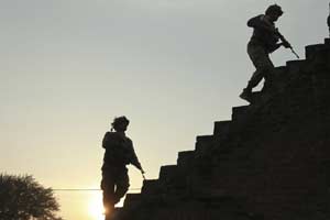 National Security Advisor Ajit Doval received assurances from his Pakistani counterpart, Lieutenant-General Nasir Janjua, and Islamabad’s envoy to New Delhi, Abdul Basit, that the investigation would be pursued seriously, officials said. (In photo: Pathankot. AP)