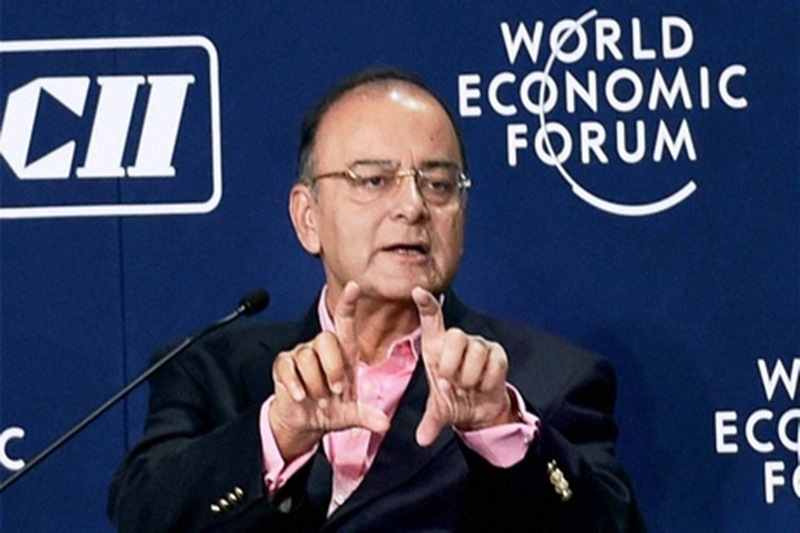 Arun jaitley, finance minister, finance ministry, World economic forum, goods and service tax, gst bill, ease of business, economics growth, india gdp