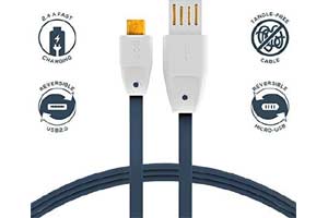 flippy reversible micro usb cable