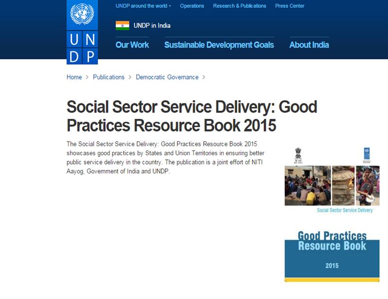 7. NITI Aayog is also looking to become a repository of best practices and data from across the country. Recently, it released a Good Practices Resource Book 2015 which focusses on delivery in the social sectors in India. (Source: website)