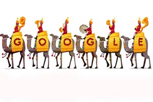 Google Doodle pays tribute to BSF camel contingent on 67th Republic day Google Doodle pays tribute to BSF camel contingent on 67th Republic day