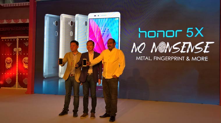 Chinese information and communications technology (ICT) solutions provider Huawei launched Honor 5X and Holly 2 Plus smartphones in the Indian market on Thursday. While Honor 5X priced at Rs 12,999 will be available in three colours, gold, silver and grey, Holly 2 Plus priced at Rs 8,499 will be available in black, white and gold colours.