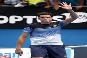 Milos Raonic is the first Canadian to make the last four at the All England Club more than once and the sixth seed plays seven-time champion Roger Federer or Croatian ninth seed Marin Cilic on Friday for a place in the final. (AP)