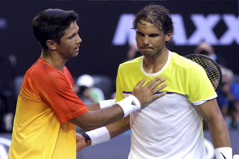 Australian open 2016, Rafael nadal, rafael nadal defeat, Andy murray, Fernando Verdasco, Fernando Verdasco defeats nadal, stan wawrinka, john isner, milos raonic, David Ferrer, Bernard Tomic, australian open highlights, australian open todays highlights