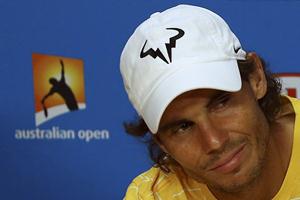 Australian Open: Spain's Rafael Nadal reacts during a news conference after losing his first round match against Spain's Fernando Verdasco. (Reuters)