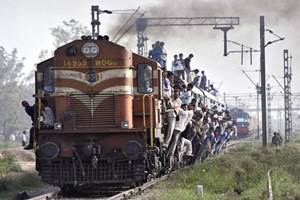 Indian Railways will manufacture five dual-mode locomotives of 4500 horse power (HP) capacity each at Diesel Locomotive Works in Varanasi as a pilot project. (Reuters)