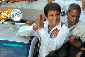 The announcement of Babbar's appointment was made by party leader Ghulam Nabi Azad during a press conference in Delhi. However, Azad refrained from making any comments on party's chief ministerial candidate for the UP elections. (Reuters) The announcement of Babbar's appointment was made by party leader Ghulam Nabi Azad during a press conference in Delhi. However, Azad refrained from making any comments on party's chief ministerial candidate for the UP elections. (Reuters)