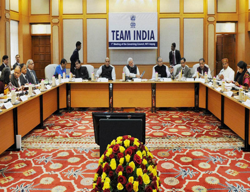 6. Apart from reducing headcount to make it a leaner organisation, NITI Aayog undertook a restructuring of its divisions/verticals. At the core of the exercise was the creation of two hubs - Team India and the Knowledge and Innovation Hub - each led by an officer of Additional Secretary level. While the Team India Hub leads the engagement with states, the Knowledge and Innovation Hub is for building NITI Aayog's think-tank capabilities. (PTI photo)