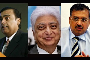 Mukesh Ambani, Azim Premji, Dilip Shanghvi among world’s 50 wealthiest