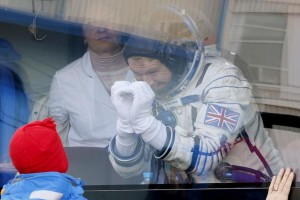 Peake and US colleague Tim Kopra switched their spacesuits on to battery power at 7:48 am (1248 GMT), marking the official start of the floating debut for Peake, who is also the first British astronaut to fly to the orbiting International Space Station. (Reuters) Peake and US colleague Tim Kopra switched their spacesuits on to battery power at 7:48 am (1248 GMT), marking the official start of the floating debut for Peake, who is also the first British astronaut to fly to the orbiting International Space Station. (Reuters)