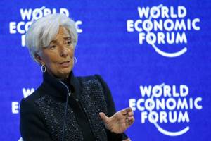 IMF chief Christine Lagarde said the fourth industrial revolution currently underway would bring about a major change in the world and would require change in the way GDP is calculated. (Reuters)