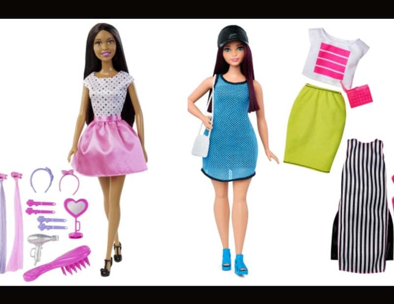 There are instances of women undergoing very expensive and potentially damaging plastic surgery to look more like the unrealistically-proportioned doll—separate studies have shown that Barbie would have lacked the body fat to be able to menstruate normally and be capable of standard bipedal locomotion with her body type. (Source: shop.mattel.com)