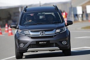 Honda BR-V compact SUV makes its India debut at the Auto Expo 2016