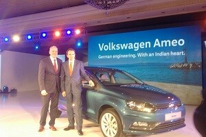 Volkswagen Ameo sedan launch
