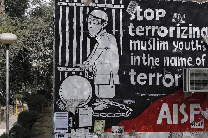 jnu protest, jnu issue, jnu news, jnu news today, jnu students protest, rahul gandhi, rahul gandhi news, rahul gandhi education, jnu students, jnu incident, jnu campus, jnu delhi, jnu case, Kanhaiya Kumar, Kanhaiya Kumar jnu, sedition, sedition in JNU, JNU BJP, bharatiya janata party, BJP news, Rashtriya Swayamsevak sangh, RSS news, india news