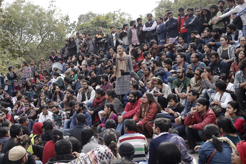 jnu protest, jnu issue, jnu news, jnu news today, jnu students protest, rahul gandhi, rahul gandhi news, rahul gandhi education, jnu students, jnu incident, jnu campus, jnu delhi, jnu case, Kanhaiya Kumar, Kanhaiya Kumar jnu, sedition, sedition in JNU, JNU BJP, bharatiya janata party, BJP news, Rashtriya Swayamsevak sangh, RSS news, india news