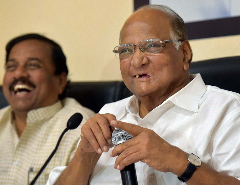 7. Attempts being made to convert India into a Hindu nation:Sharad Pawar: NCP chief Sharad Pawar today alleged that attempts were being made to convert India into a "Hindu Rashtra" distorting history in school textbooks and implored historians to come together and "pen the truth" for the sake of generation next. "Some people are working with an intention of converting India into a Hindu Rashtra by distorting history in school textbooks. This will prove to be dangerous as this will harm the secular fabric of the country," Pawar said while addressing a seminar at Y B Chavan here. (Image Source: PTI)