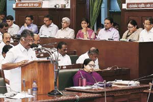 Warming up to Assembly polls, Tamil Nadu on Tuesday presented its interim Budget with no big bang announcements and refraining from imposing of any fresh taxes