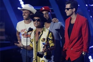 "Uptown Funk'' is the winner of the final Grammy Award of 2016, for record of the year. (Reuters)