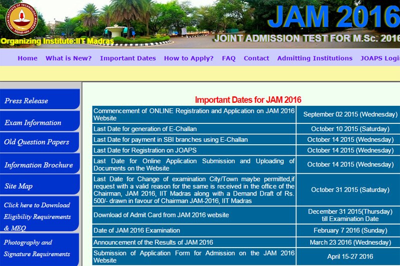 iit jam result 2016, iit jam, jam 2016, iit jam 2016, iit jam 2016 result, joaps.iitm.ac.in, jam result 2016, iit jam exam 2016, jam.iitm.ac.in, jam result exam 2016, check jam result 2016, jam 2016 result date, iit jam result 2016 organising institute, iit madras, iit madras jam test, indian institute of technology madras, iit madras jam test result, results 2016, exam results 2016, education