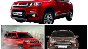 Maruti Vitara Brezza, Maruti Vitara Brezza price, Maruti Vitara Brezza specifications, Ford EcoSport, Ford EcoSport price, Ford EcoSport specifications, Mahindra TUV300, Mahindra TUV300 price, Mahindra TUV300 specifications