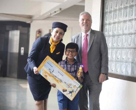 Indian kid to make Lufthansa’s in-flight announcement