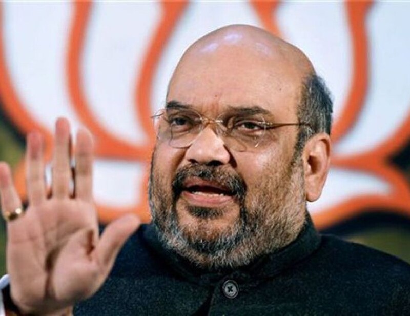 amit shah, amit shah news, narendra modi, bharat mata ki jai, bharat mata ki jai controversey, BJP, RSS, Congress, JNU, JNU kanhaiya kumar, JNU anti-india slogans, Rahul Gandhi, Congress, GST Bill, Budget
