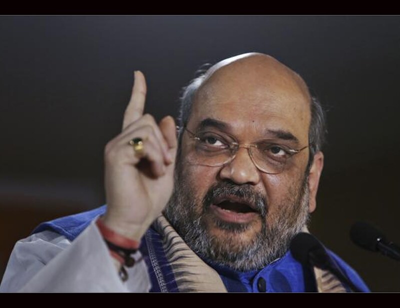 amit shah, amit shah news, narendra modi, bharat mata ki jai, bharat mata ki jai controversey, BJP, RSS, Congress, JNU, JNU kanhaiya kumar, JNU anti-india slogans, Rahul Gandhi, Congress, GST Bill, Budget