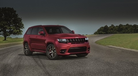 2015 Jeep Grand Cherokee SRT with Red Vapor Package