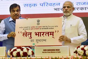 Setu Bharatam programme, narendra modi, nitin gadkari, infrastructure development, infrastructure quality, setu bharatram