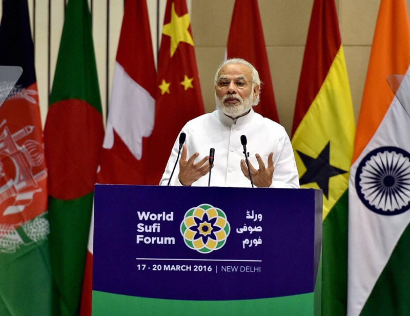 world sufi forum, world sufi forum 2016, narendra modi, narendra modi news, narendra modi at world sufi forum, naredndra modi speech at sufi forum, sufi forum photos, world sufi forum photos