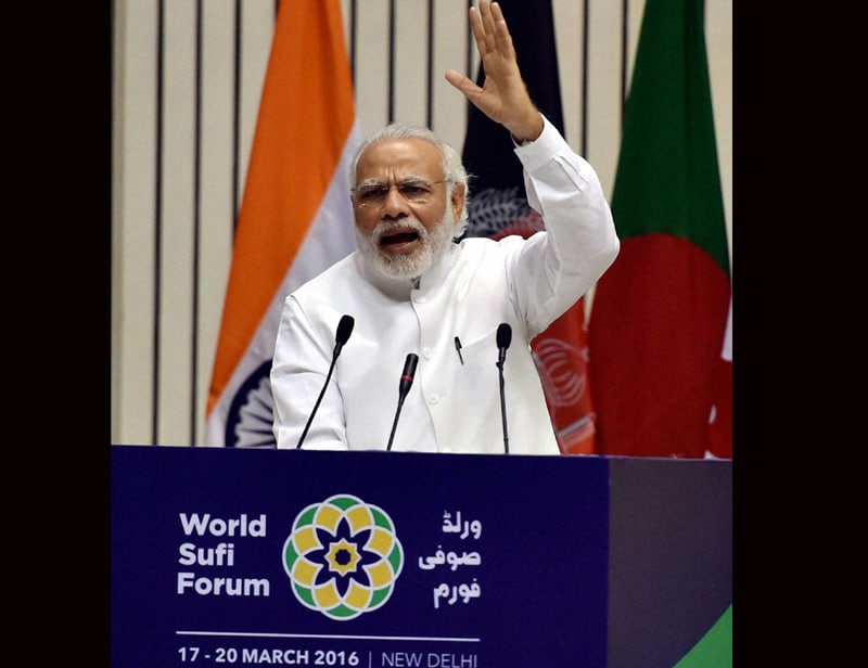 world sufi forum, world sufi forum 2016, narendra modi, narendra modi news, narendra modi at world sufi forum, naredndra modi speech at sufi forum, sufi forum photos, world sufi forum photos