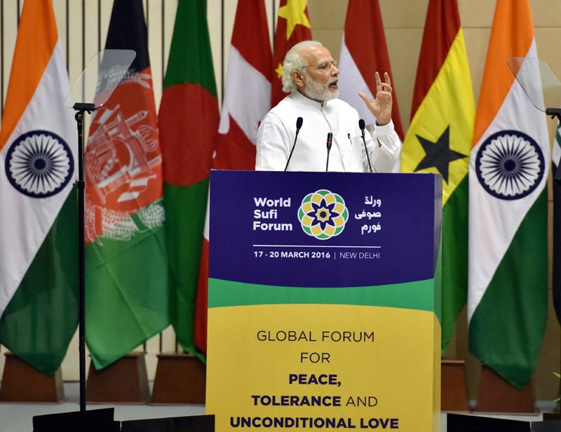 world sufi forum, world sufi forum 2016, narendra modi, narendra modi news, narendra modi at world sufi forum, naredndra modi speech at sufi forum, sufi forum photos, world sufi forum photos