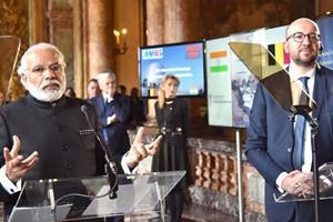 narendra modi, narendra modi in brussels, brussels attack, modi in brussels, modi brussels visit, modi speech, modi speech in brussels