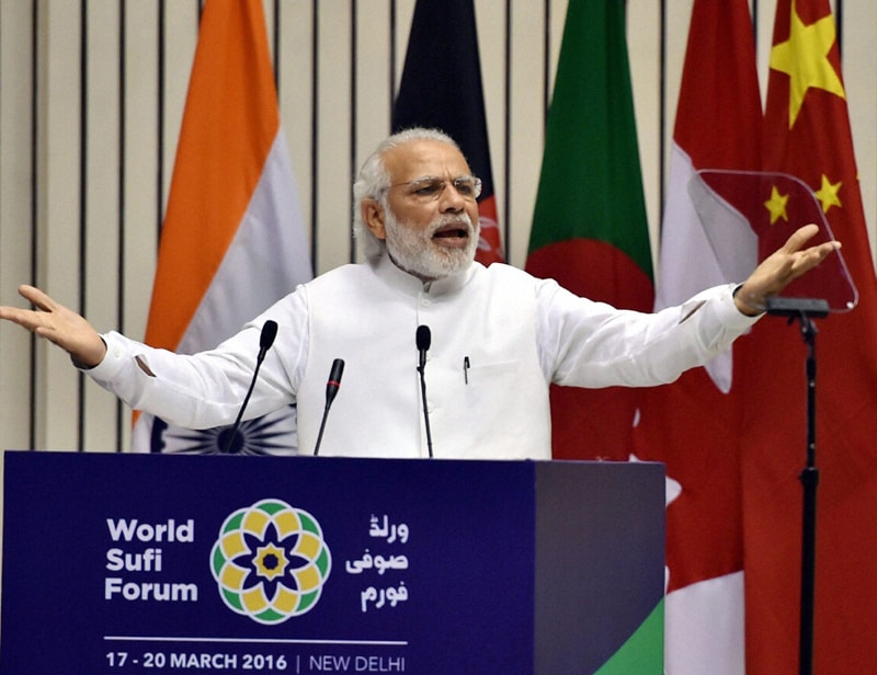 world sufi forum, world sufi forum 2016, narendra modi, narendra modi news, narendra modi at world sufi forum, naredndra modi speech at sufi forum, sufi forum photos, world sufi forum photos