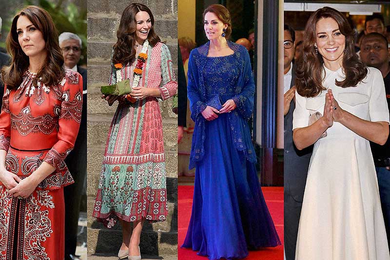 kate middleton, kate middleton in India, kate middleton, kate middleton style, kate middleton fashion, kate middleton style quotient, kate middleton style evolution, kate middleton india visit, duchess of cambridge, duchess of cambridge style, duchess of cambridge fashion, Emilia Wickstead, anita dongre, rishi kapoor, shahrukh khan, sachin tendulkar, aishwarya rai