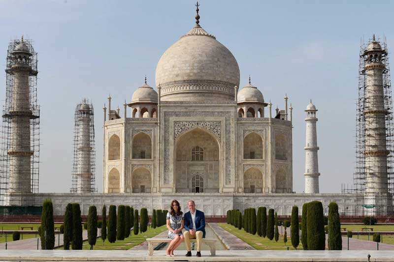 The couple, travelling without their two young children, Prince George and Princess Charlotte, then flew to northeastern India's Assam state to visit Kaziranga National Park, which has two-thirds of the world's population of Indian one-horned rhinos as well as endangered swamp deer. (PTI)