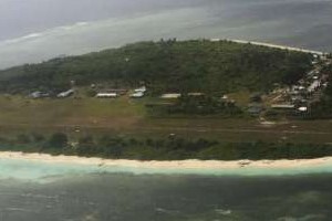 The runway on the Fiery Cross Reef is 3,000 metres (10,000 feet) long and is one of three China has been building for more than a year by dredging sand up onto reefs and atolls in the Spratly archipelago. (Reuters) The runway on the Fiery Cross Reef is 3,000 metres (10,000 feet) long and is one of three China has been building for more than a year by dredging sand up onto reefs and atolls in the Spratly archipelago. (Reuters)
