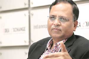 Jain added that the three municipal corporations do nothing "except harassing people" and "making money" through corruption. (Express Photo)