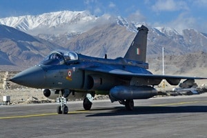 Tejas is perhaps the world's smallest lightweight, multi-role single engine tactical fighter aircraft.