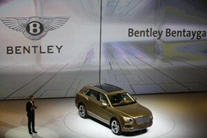 This year, Bentley is producing about 2,600-2,700 units of the Bentayga globally. It is targeting 3,000 units a year going forward. (Reuters)