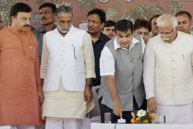Nitin Gadkari , Manesar Palwal express way, Manesar Palwal express way launch news, Shri Nitin Gadkari inaugurates Manesar Palwal section of Western Peripheral Expressway,news