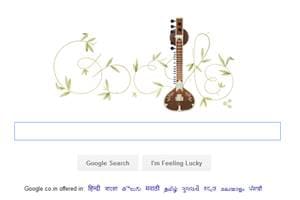 Google doodle today marks 96th birth anniversary of Sitar maestro Pandit Ravi Shankar