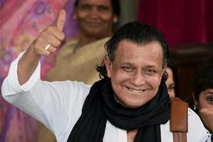 Mithun Chakraborty was sent to Rajya Sabha by the Trinamool Congress (TMC) in April 2014. (PTI)