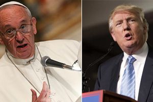 Donald Trump, Pope Francis, Catholic Republicans, Bernie Sanders