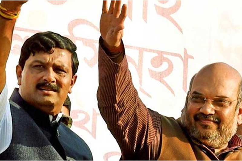 BJP manifesto: Regarding dearness allownace (DA) issue, he attacked the ruling Trinamool Congress for "cheating" the state government employees by paying "50 per cent less" DA than the amount offered by the Centre. "The party is for bringing parity between the central and state DAs within a period of two years if voted to power", he said. (Source: PTI)