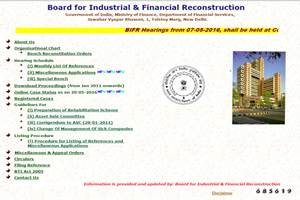 BIFR deals with problems of industrial sickness in critical sectors where public money is locked up. (Source: Website) BIFR deals with problems of industrial sickness in critical sectors where public money is locked up. (Source: Website)