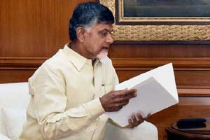The first phase of the survey will commence with enumerators collecting details of CM N Chandrababu Naidu at his riverfront residence at Vundavalli. (PTI)