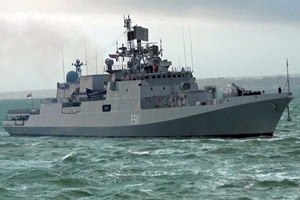 The visit of Indian Navy's ships seeks to bolster the strong bonds of friendship between India and UAE (File image of INS Tarkash from MoD) The visit of Indian Navy's ships seeks to bolster the strong bonds of friendship between India and UAE (File image of INS Tarkash from MoD)