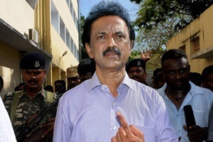 DMK leader M K Stalin, son of party patriarch M Karunanidhi, was today officially recognised as Leader of the Opposition in the Tamil Nadu Assembly by Speaker P Dhanapal. (Source: IE) DMK leader M K Stalin, son of party patriarch M Karunanidhi, was today officially recognised as Leader of the Opposition in the Tamil Nadu Assembly by Speaker P Dhanapal. (Source: IE)